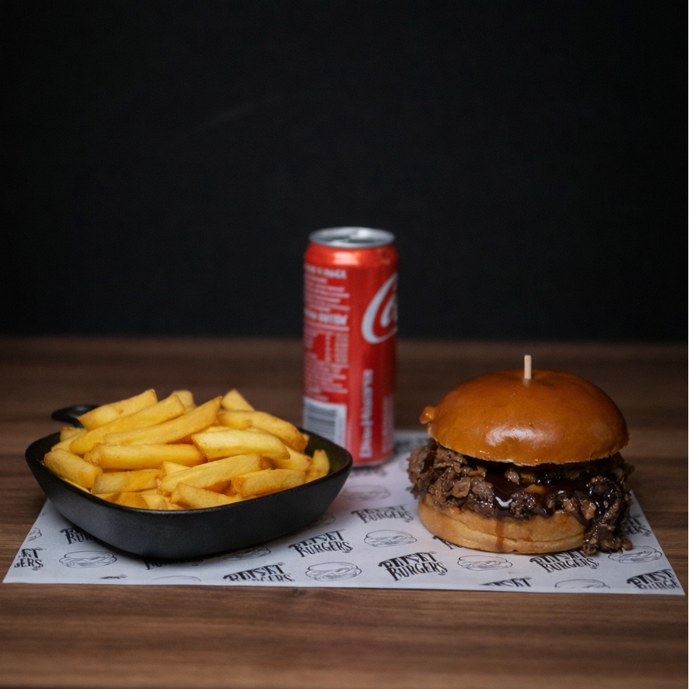 COMBO Oklahoma smash triple + Картофки + coca cola кен 330мл.